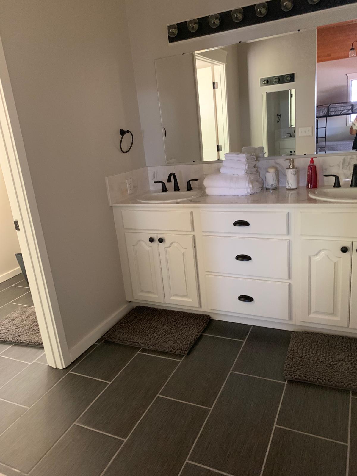 Bathroom organization and cleaning transformation